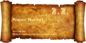 Magos Muriel névjegykártya